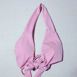 V-NECK FRONT TIE BIKINI TOP